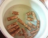 たたきごぼう 白ゴマ風味 三杯酢漬けです作り方5写真