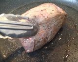 フライパンで牛たたき丼作り方5写真