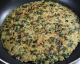 焼き肉のたれが隠し味！筍ニラご飯お好み焼作り方4写真