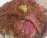フライパンで牛たたき丼作り方7写真
