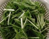 材料3つ☆水菜のサッパリおひたし作り方1写真