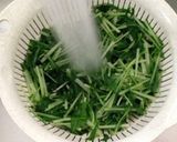 材料3つ☆水菜のサッパリおひたし作り方2写真