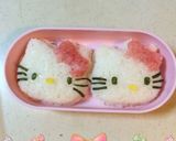 海苔とご飯だけで簡単キティちゃんキャラ弁作り方3写真