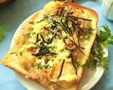 カレー風味のたこ焼きトースト作り方6写真