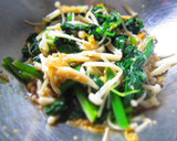 ✿ホウレン草とエノキ茸の中華風和え物✿作り方3写真