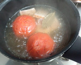 まるごとトマトのポトフ風スープ作り方3写真