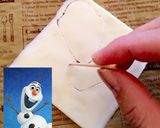 はい、チーズオラフ❄︎アナと雪の女王❄︎キャラ弁作り方1写真