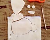 はい、チーズオラフ❄︎アナと雪の女王❄︎キャラ弁作り方3写真