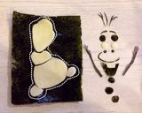 はい、チーズオラフ❄︎アナと雪の女王❄︎キャラ弁作り方5写真