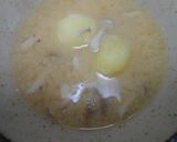 新じゃが芋としめじの味噌汁作り方13写真