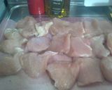 バジル風味チキンパン粉焼き作り方1写真