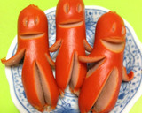 宇宙人ソーセー人＠簡単キャラ弁　おかず作り方7写真