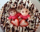 お食い初め　ケーキの飾りに★作り方4写真