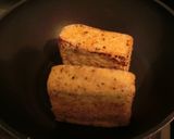 にんにくの芽と厚揚げ豆腐ステーキ作り方2写真