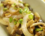 新玉ねぎ＆しめじ♪バター醤油ソテー作り方4写真
