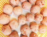 ♪絶対痩せる★赤色おから団子スープ♪作り方3写真