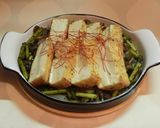 にんにくの芽と厚揚げ豆腐ステーキ作り方5写真