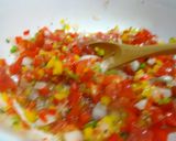 サルサ風ソースで食べるハンバーグ作り方6写真