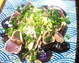 鰹のたたき ～withナス～作り方5写真