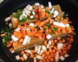簡単＊冷凍厚揚げの鰹節香る野菜あんかけ作り方2写真