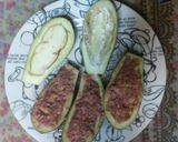 なすカップで☆洋風かさ増し肉詰め作り方3写真