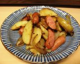 ワンルーご飯★ジャーマンポテト作り方4写真