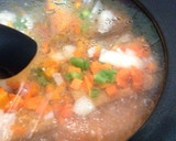 簡単＊冷凍厚揚げの鰹節香る野菜あんかけ作り方3写真