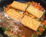 簡単＊冷凍厚揚げの鰹節香る野菜あんかけ作り方4写真