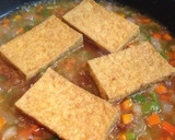 簡単＊冷凍厚揚げの鰹節香る野菜あんかけ作り方6写真