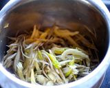 ごぼうtoセロリのカレーきんぴら作り方3写真