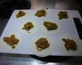 サクッと栄養満点☆カレー納豆揚げ餃子作り方3写真