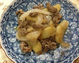 牛肉とタマネギのバター醤油炒め作り方6写真