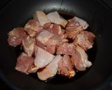大葉にんにく醤油de鶏モモ肉の煮込み作り方2写真