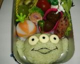 キャラ弁☆リトルグリーンメン☆作り方2写真