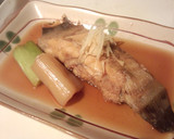 はちみつ＋ほっくり旨♪かれいの煮付け作り方5写真