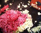 挽き肉とキャベツのパスタ作り方4写真