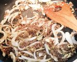挽き肉とキャベツのパスタ作り方6写真