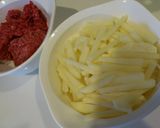簡単時短！牛ひき肉とじゃがいもで炒め煮作り方1写真