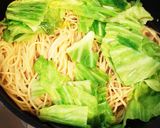 挽き肉とキャベツのパスタ作り方9写真