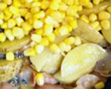 新じゃがベーコンとコーンのバター醤油炒め作り方6写真