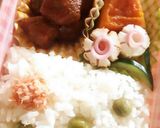 竹輪と かまぼこ 可愛いお花 飾り切り作り方11写真