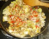 パパのじゃこの焼きめし作り方3写真