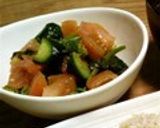 ほうれん草とトマトの中華和え作り方4写真