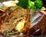 デミグラスソースの煮込みハンバーグ作り方22写真