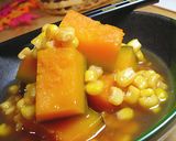 とうもろこしとかぼちゃの醤油バター煮作り方5写真