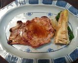 豚ロースのわさび風味ステーキ作り方4写真