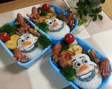アナと雪の女王 オラフ キャラ弁作り方5写真