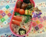 こどもの日★兜くんと鯉のぼり弁当作り方15写真