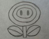 キャラ弁＊マリオ フラワー弁当 型紙あり作り方1写真