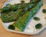 おつまみに！万願寺唐辛子のアンチョビ詰め作り方4写真